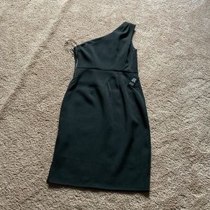 Express Off The Shoulder Black Cocktail Dress NWT size 6